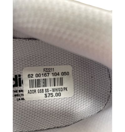 Adidas Superstar Pure Womans White Leather Sneakers Size 5