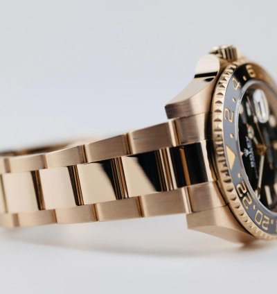 Rolex Gmt-master Ii 2023 Gmt-master Ii 40mm Black Dial Rose Gold Case Oyster Bracelet 126715chnr