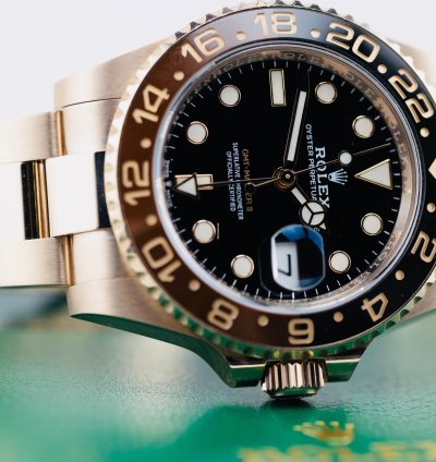 Rolex Gmt-master Ii 2023 Gmt-master Ii 40mm Black Dial Rose Gold Case Oyster Bracelet 126715chnr