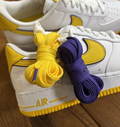 Kobe Bryant Air Force 1 Low Retro Qs Lakers Home