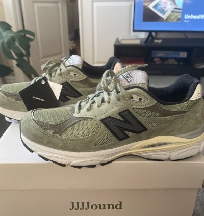 New Balance 990v3 Jjjjound Olive Green