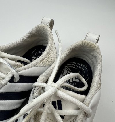 Adidas Taekwondo Martial Arts Dance Trainers Low White Navy