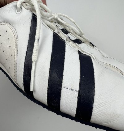 Adidas Taekwondo Martial Arts Dance Trainers Low White Navy