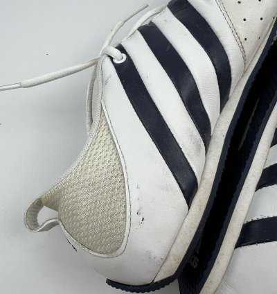 Adidas Taekwondo Martial Arts Dance Trainers Low White Navy