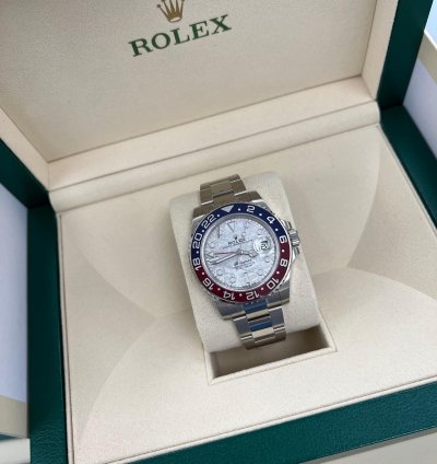 Rolex Gmt-master Ii 2023 Rolex Gmt Master Ii Pepsi Meteorite Unworn Box Papers 116719blro