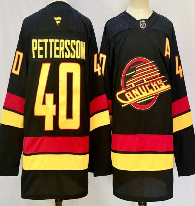 Vancouver Canucks 40 Elias Pettersson Jersey Stitched