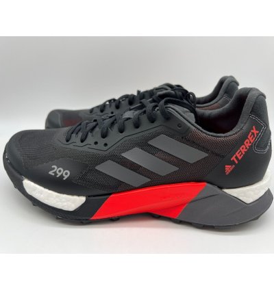 Adidas Terrex Agravic Ultra Trail Mens Black Fy7628 Size 7