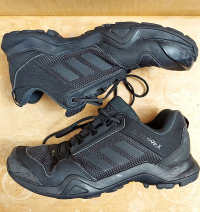 Adidas Terrex Ax3 Men Us 8 Core Black Carbon Hiking Shoes