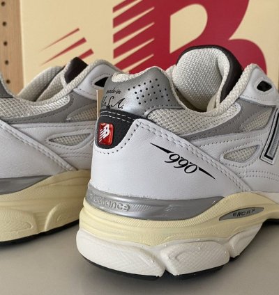 New Balance 990v3 Teddy Santis Aime Leon Dore Sea Salt White