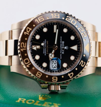 Rolex Gmt-master Ii 2024 Gmt Master Ii Full Rose Gold Rootbeer 126715chnr