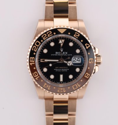 Rolex Gmt-master Ii 2024 Gmt Master Ii Rootbeer Rose Gold 126715chnr