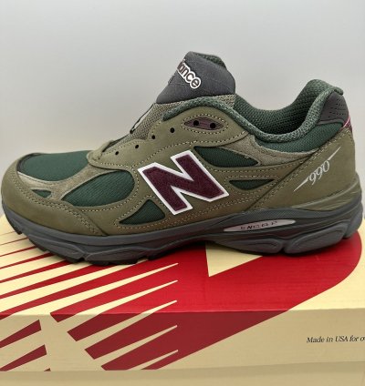 New Balance 990v3 Teddy Santis Green Purple