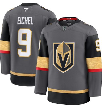 Vegas Golden Knights 9 Jack Eichel Alternate Premium Jersey Gray
