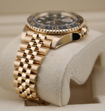 Rolex Gmt-master Ii 2024 Gmt-master Ii Black Dial 18k Gold Jubilee 126718grnr Full Set