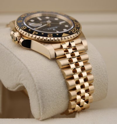 Rolex Gmt-master Ii 2024 Gmt-master Ii Black Dial 18k Gold Jubilee 126718grnr Full Set