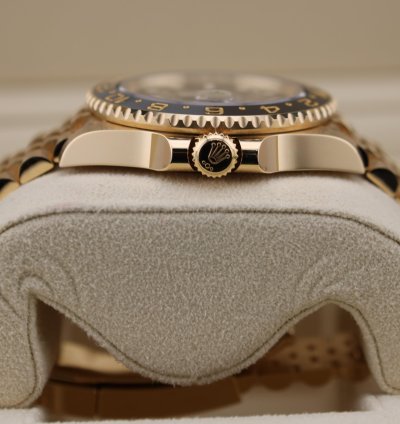 Rolex Gmt-master Ii 2024 Gmt-master Ii Black Dial 18k Gold Jubilee 126718grnr Full Set