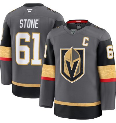 Vegas Golden Knights 61 Mark Stone Alternate Premium Jersey Gray