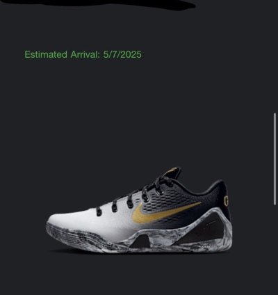 Kobe Ix 9 Em Elite Low Protro Mambacita - Size 10