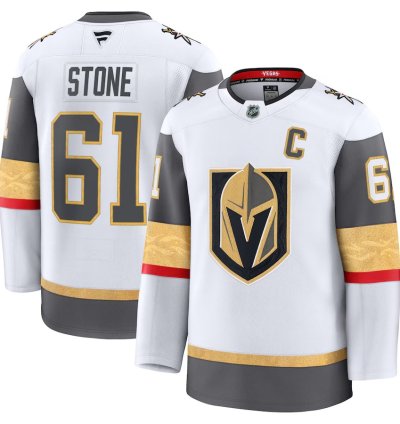 Vegas Golden Knights 61 Mark Stone Away Premium Jersey White