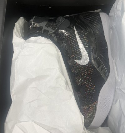 Kobe Ix Elite High Protro Black Metallic Silver
