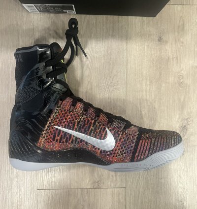 Kobe Ix Elite High Protro Black Metallic Silver