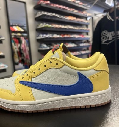 Air Jordan 1 Retro Low Og Sp Travis Scott Canary