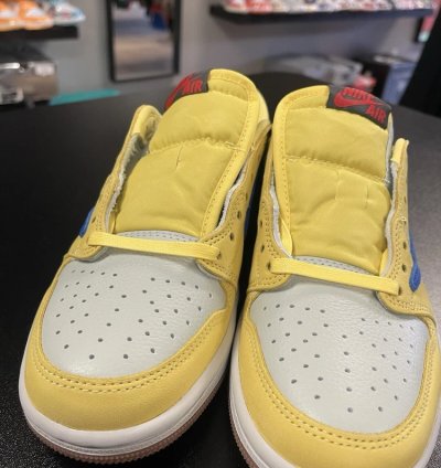 Air Jordan 1 Retro Low Og Sp Travis Scott Canary