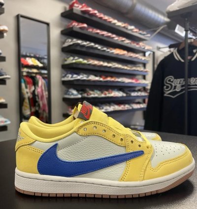 Air Jordan 1 Retro Low Og Sp Travis Scott Canary