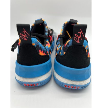 Adidas Trae Young 1 Pixel Black Blue Multi Men Size 12