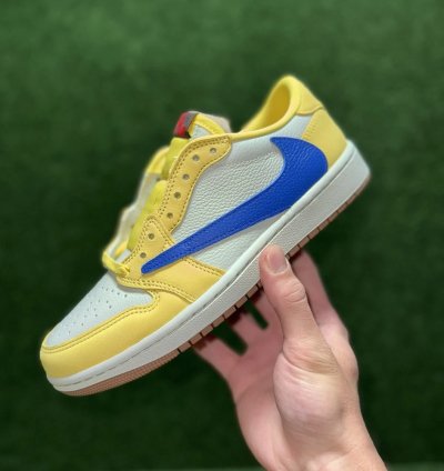 Air Jordan 1 Retro Low Og Sp Travis Scott Canary