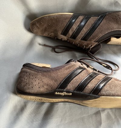 Adidas Tuscany Style Goodyear Suede Brown Y2k Racing Sneaker