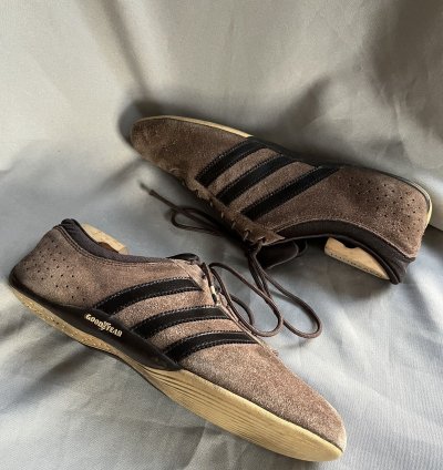 Adidas Tuscany Style Goodyear Suede Brown Y2k Racing Sneaker