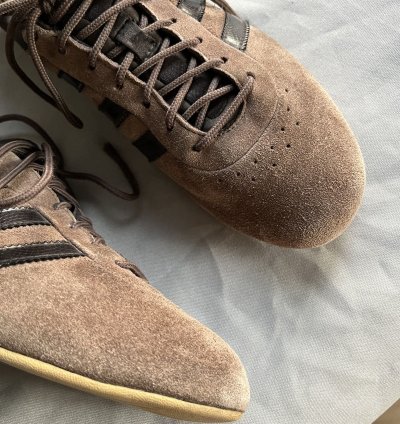 Adidas Tuscany Style Goodyear Suede Brown Y2k Racing Sneaker