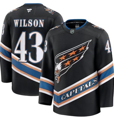 Washington Capitals 43 Tom Wilson Alternate 50th Anniversary Jersey Black
