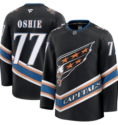 Washington Capitals 77 Tj Oshie Alternate 50th Anniversary Jersey Black