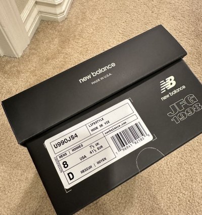 New Balance 990v4 Miusa Joe Freshgoods 1998 Outro Size Us 8