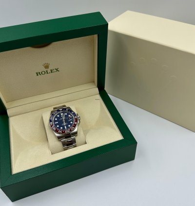 Rolex Gmt-master Ii 40mm Blue Dial