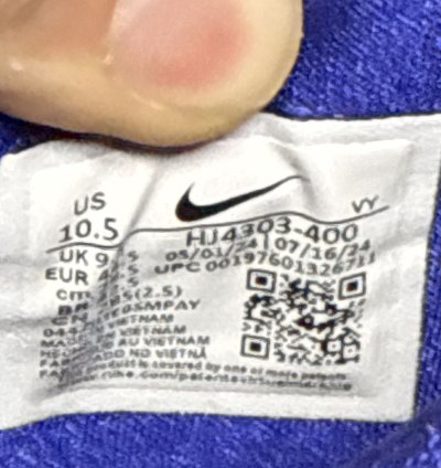 Kobe Ray Size 10 5 hj4303-400 Clean