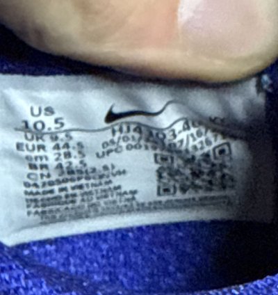Kobe Ray Size 10 5 hj4303-400 Clean
