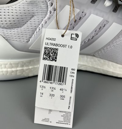 Adidas Ultraboost 1 0 Men White Sneakers Us14