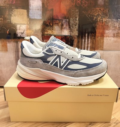 New Balance 990v6 Grey Day Marblehead Vintage Indigo