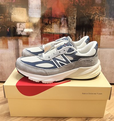 New Balance 990v6 Grey Day Marblehead Vintage Indigo