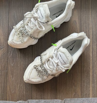 Nike Shox Tl Comme Des Gar Ons White