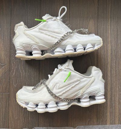 Nike Shox Tl Comme Des Gar Ons White
