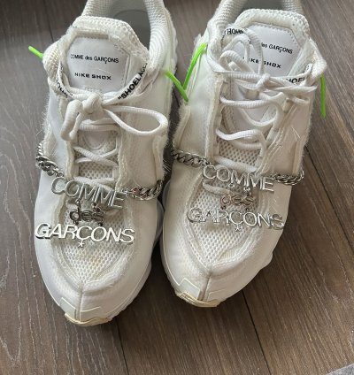 Nike Shox Tl Comme Des Gar Ons White