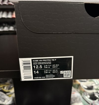 Kobe Viii 8 Protro Tb Purple Size 12 5 Hm6469-500 Pe