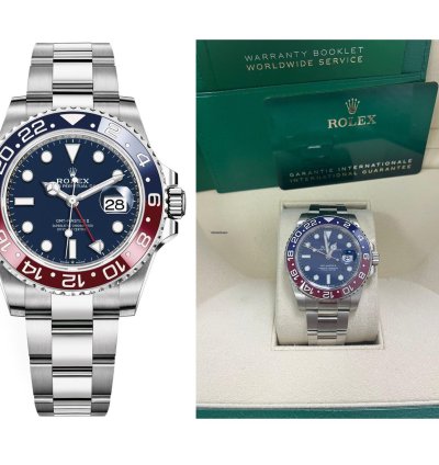 Rolex Gmt-master Ii 40mm White Gold Pepsi - Blue Dial - Oyster Bracelet 126719blro