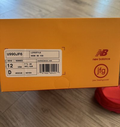 New Balance 990v6 Miusa Joe Freshgoods Paris Red