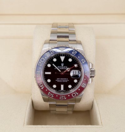 Rolex Gmt-master Ii 40mm White Gold Pepsi Oyster Bracelet 116719blro