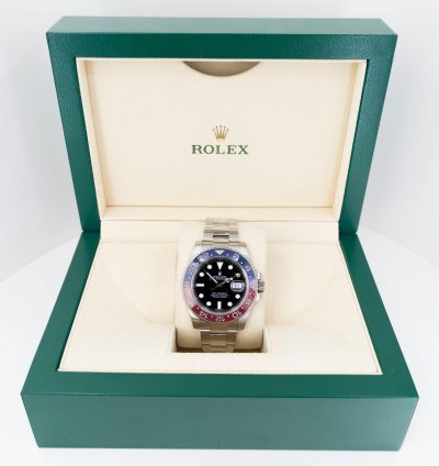 Rolex Gmt-master Ii 40mm White Gold Pepsi Oyster Bracelet 116719blro
